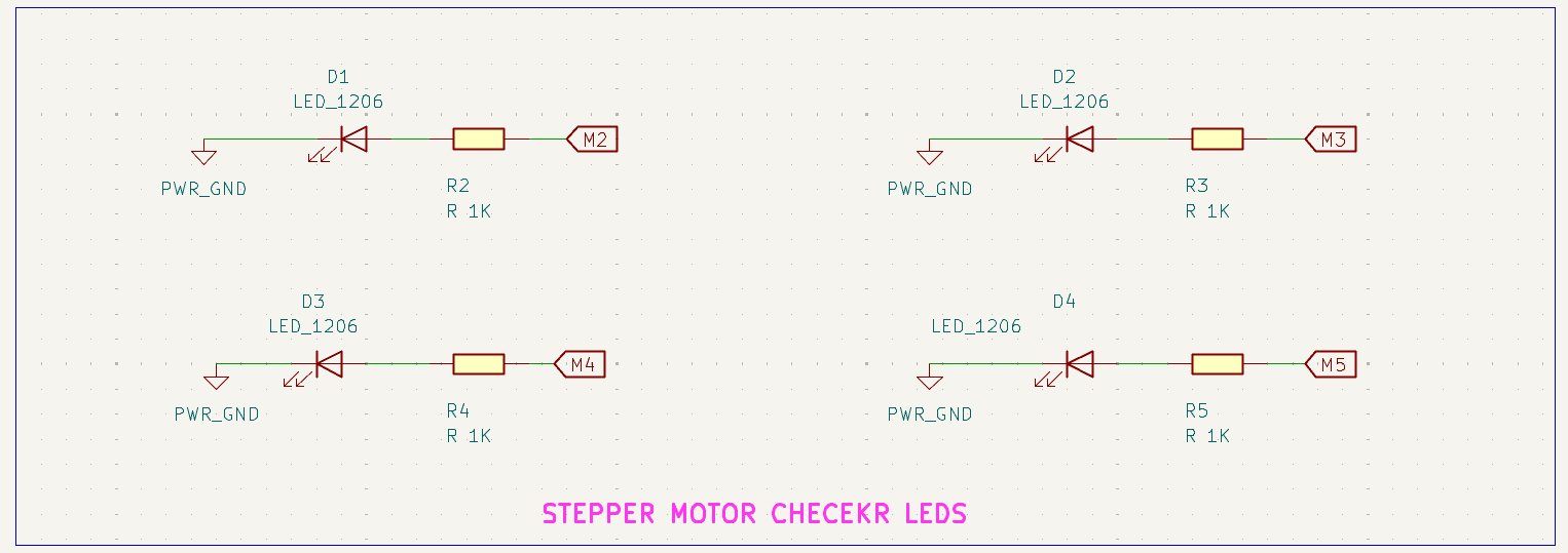 This helps check if all the motor pins are working, as the motor pins are very small and thin.